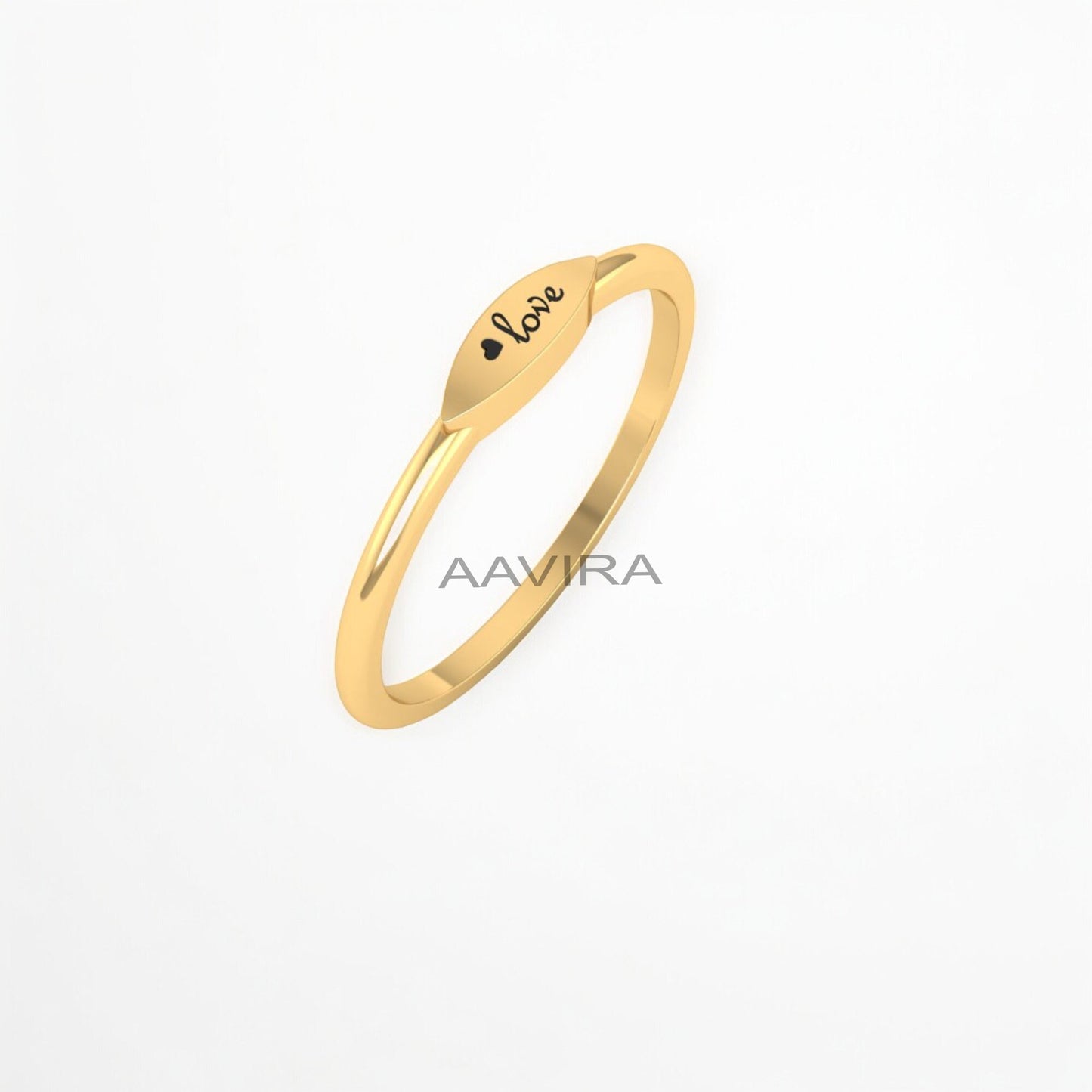 Heart Love Engrave Ring, Personalized Love Band Ring, 925 Silver Band Ring, Personalized Women's Ring, Gift For Her, Anniversary Gifts