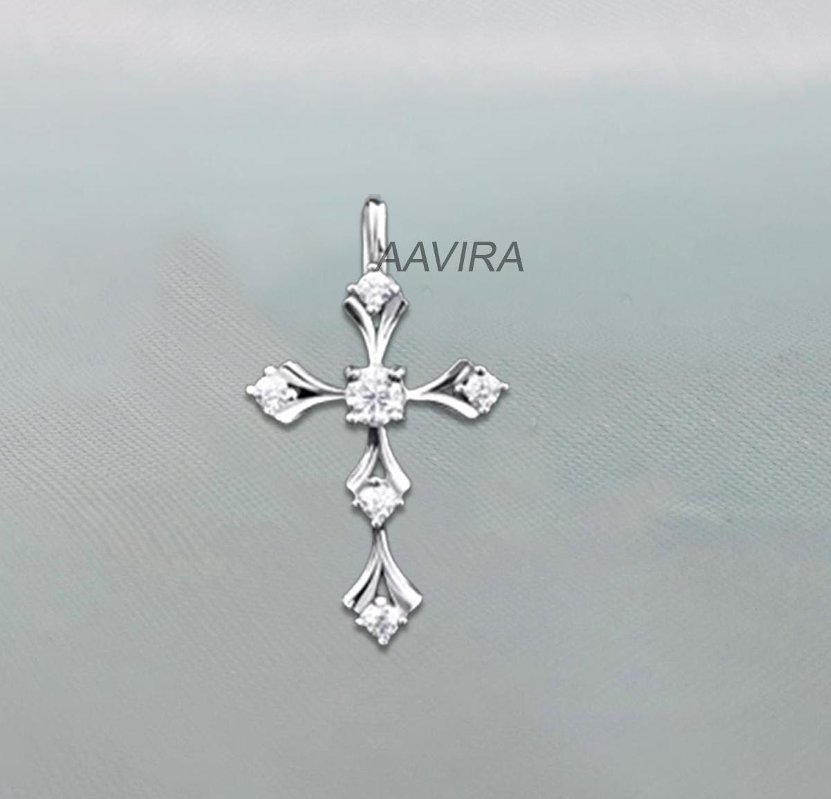 Dainty Cross Necklace, Minimalist Pendant, Cross Charm Pendant, Cross Gift, Women Everyday Use Cross Necklace, Valentines Day Gift For Her