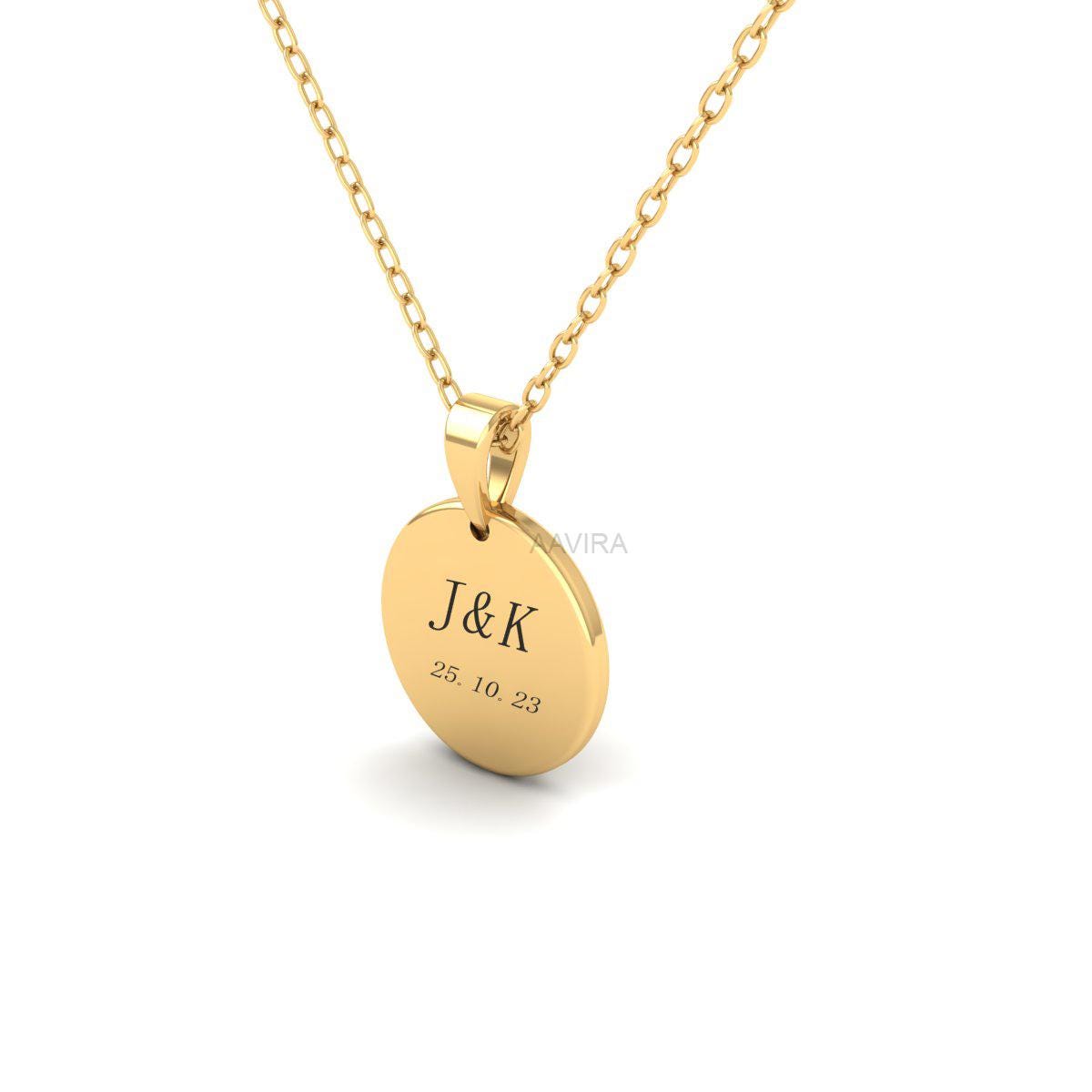 Personalized His and Hers Gift, Matching Necklaces Set for Couples, Engraved Initial Necklace, Personalized Gifts, Initial Necklace, Gifts