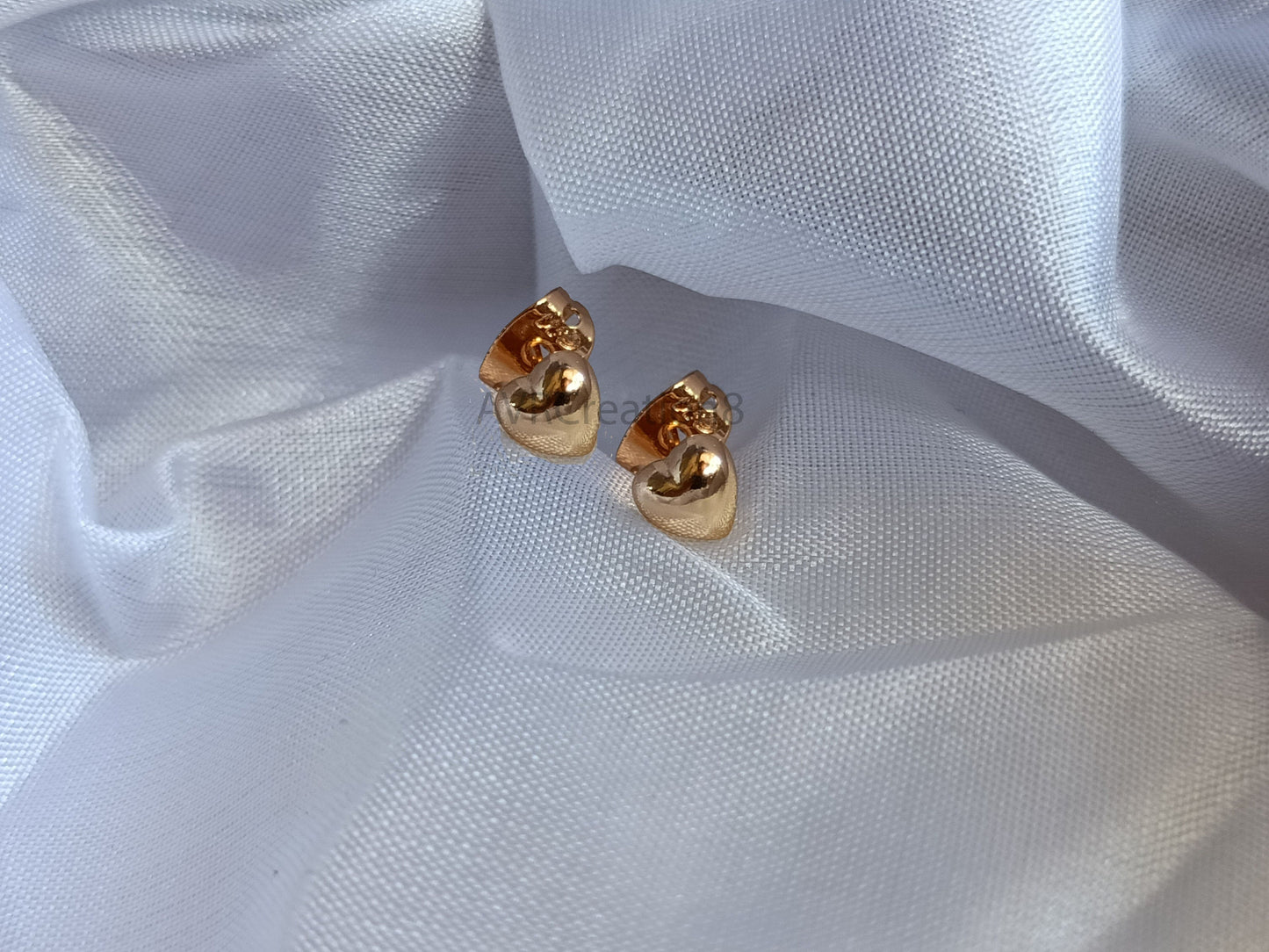 Heart Stud Earrings, Dainty Silver Earrings, Minimalist Love Studs, Everyday Tiny Heart Jewelry, Delicate Earrings, Push Back Earrings Gift