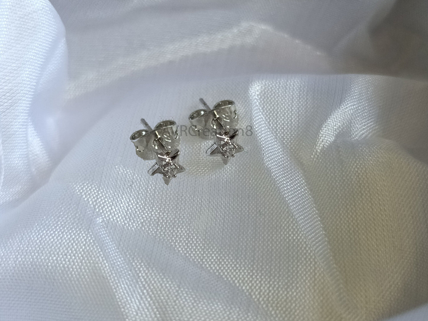 Tiny Star Stud Earrings, Sterling Silver Studs, Dainty Celestial Earrings, Cubic Zirconia Star Earrings, Star Stud Earrings, Stud Earrings