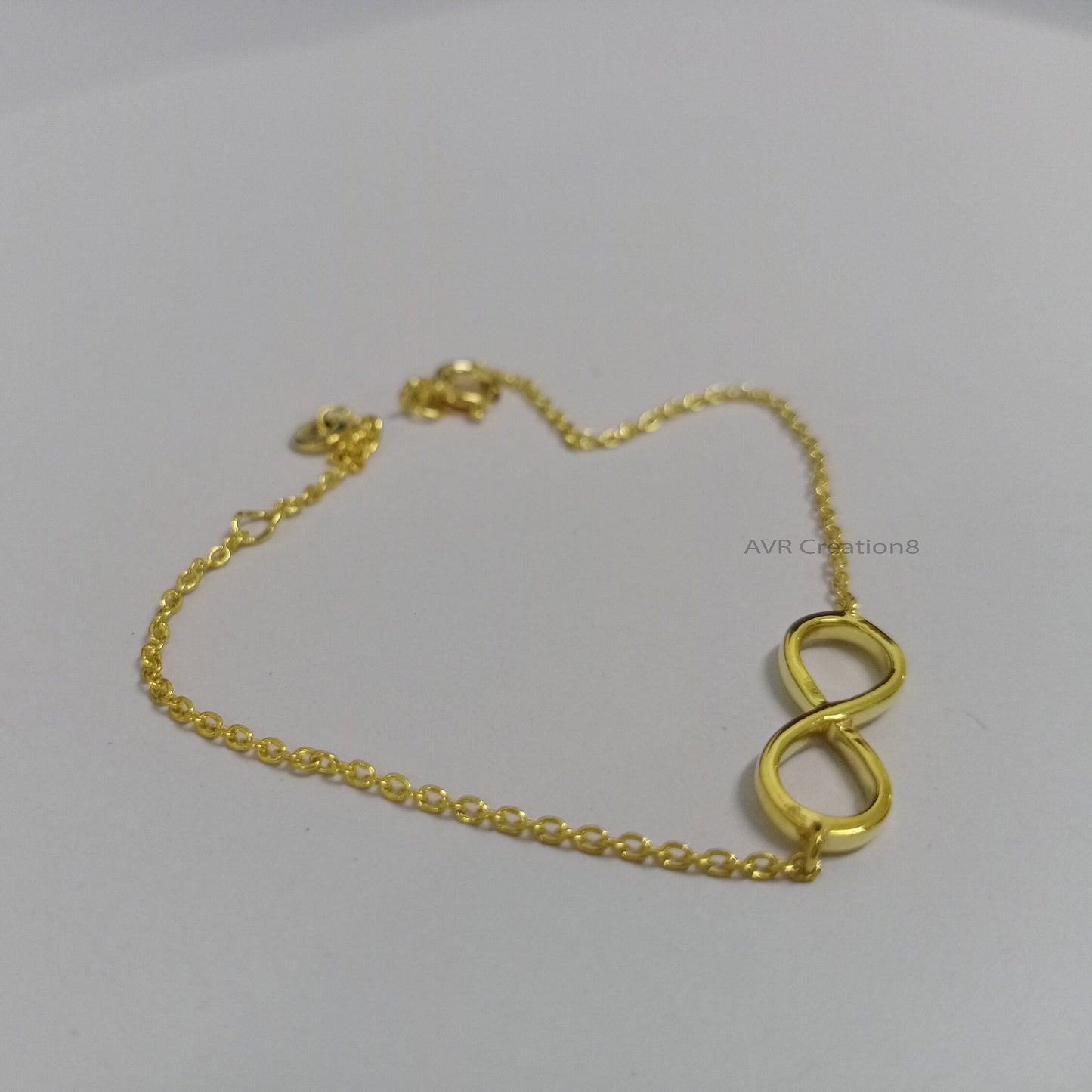 Infinity Bracelet For Women, Love Bracelet, Dainty Infinity Bracelet, Personalized Gifts, 14K Yellow Gold Plated, Handmade Gifts Bracelet