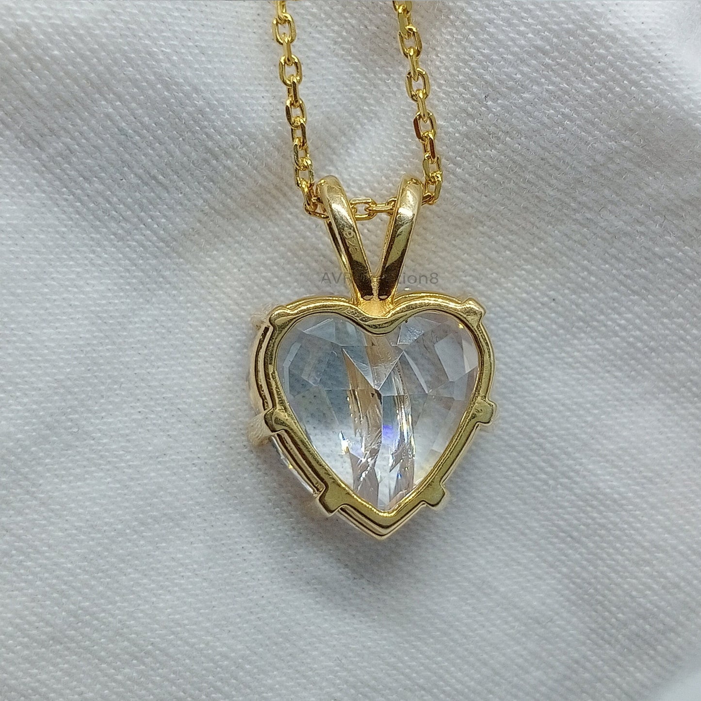 Heart Solitaire Necklace | Dainty Heart Pendant | Cubic Zirconia Love Necklace | Bridal & Anniversary Gift | Everyday Sweetheart Jewelry