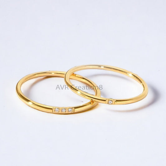 Tiny Diamond Stackable Promise Ring for Her, Stacking Diamond Band, Dainty Band, Handmade Women's Ring, Solitaire Band, Simple Dainty Ring