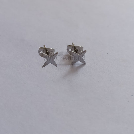 Star Shape Earrings, Dainty Earring for Women, Minimalist Earrings, 925 Sterling Silver, Anniversary Gifts, Celestial Earrings, Gift For Her