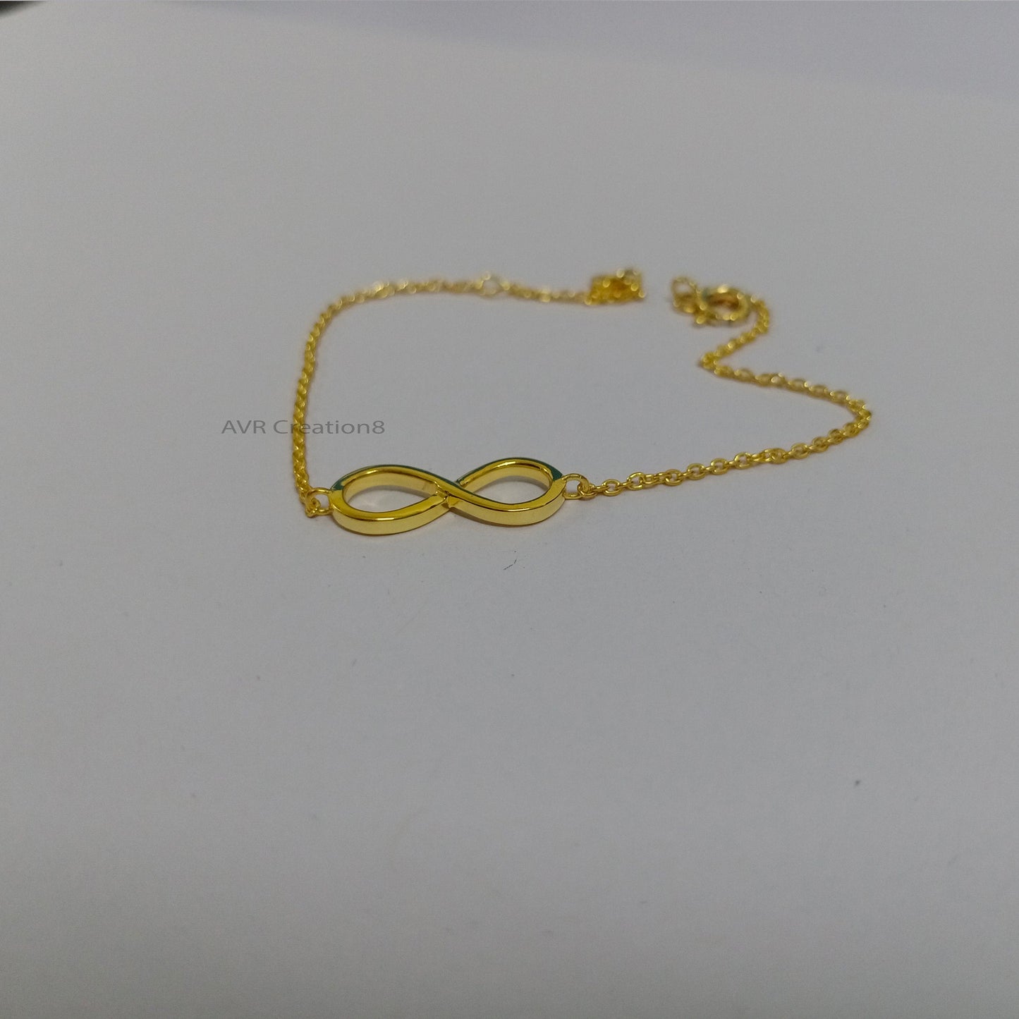 Infinity Bracelet For Women, Love Bracelet, Dainty Infinity Bracelet, Personalized Gifts, 14K Yellow Gold Plated, Handmade Gifts Bracelet