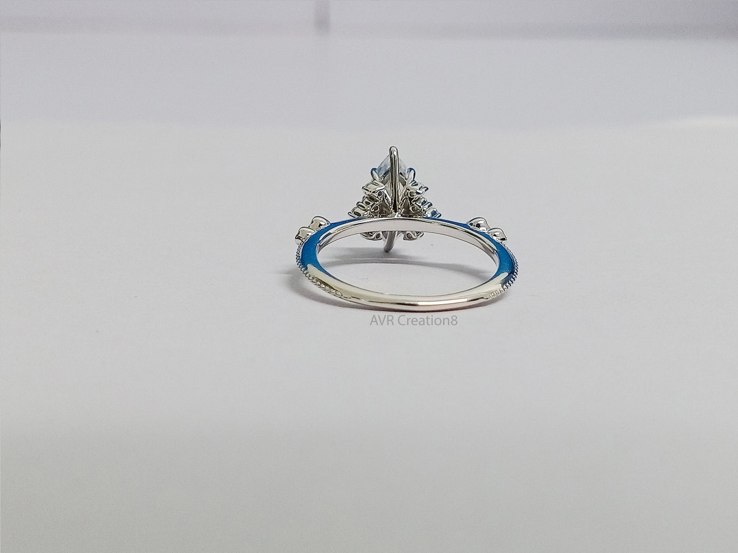 Marquise Diamond Engagement Ring | Unique Moissanite Ring | Dainty Wedding Ring | Sterling Silver Promise Ring | Gift For Her | Wedding Ring