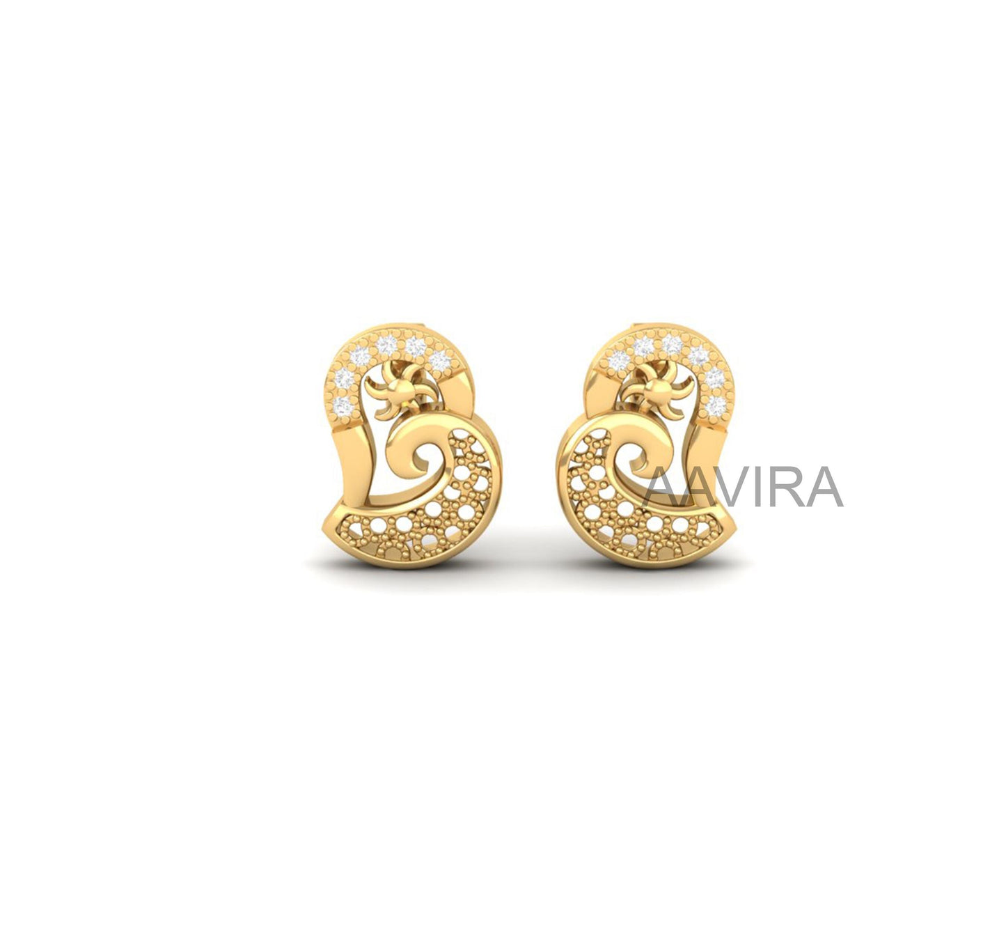 Minimalist Stud Earrings, Silver Round Stud Earrings, Moissanite Earrings, Statement Stud Earrings, Perfect Wedding Gift, Daily Use Earrings