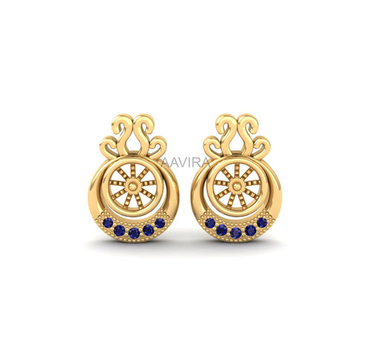 Women's Sapphire Earrings, Stud Earrings, Delicate Gift Stud Earrings, Sapphire Stud, Birthstone Earrings, Dainty Earrings For Women, Stud