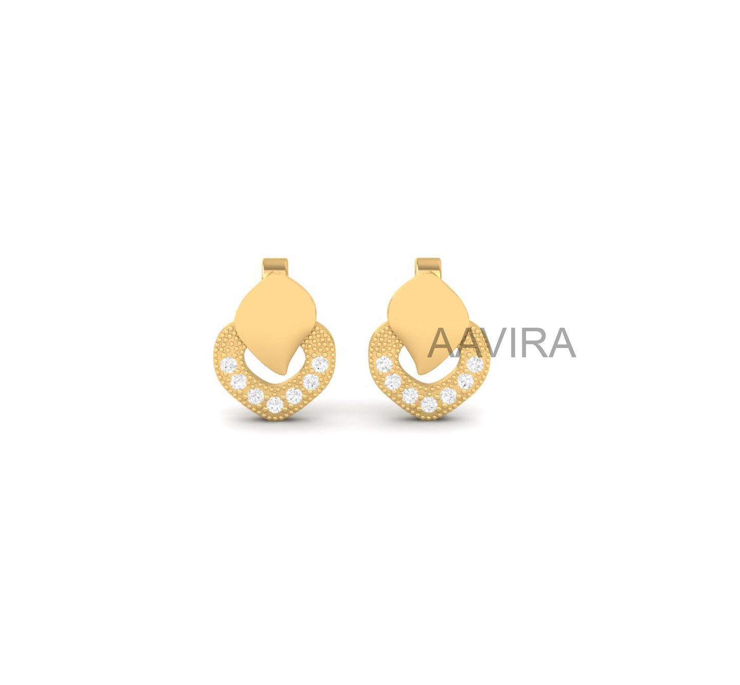 Unique Stud Earrings, Moissanite Diamond Stud Earrings, Handmade Diamond Jewelry, Stud Earrings, Everyday Studs, Push Back Earrings, Gifts