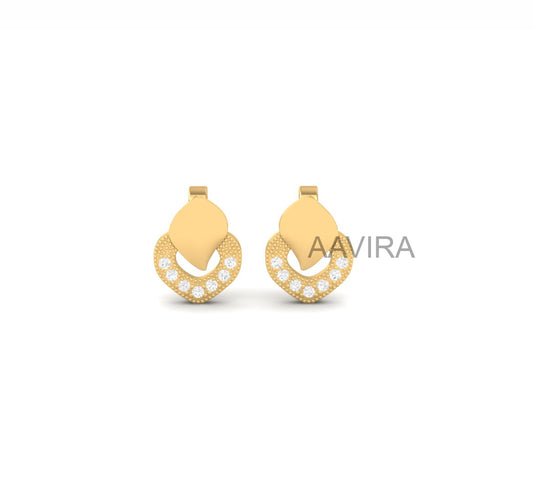 Unique Stud Earrings, Moissanite Diamond Stud Earrings, Handmade Diamond Jewelry, Stud Earrings, Everyday Studs, Push Back Earrings, Gifts