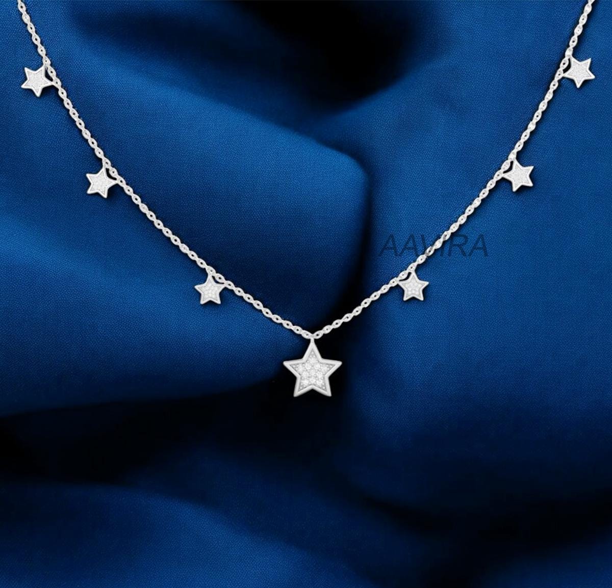 Diamond Star Necklace, Star Jewelry, Tiny Star Necklace, Delicate Pendant, Star Necklace, Diamond Jewelry, Star Collar Necklace Pendant