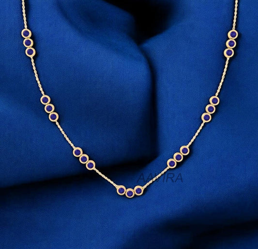 Purple Amethyst Pendant Necklace, Unique Necklace For Women, Birthstone Pendant, Three Set Necklace, Gemstone Chain Necklace, Christmas Gift