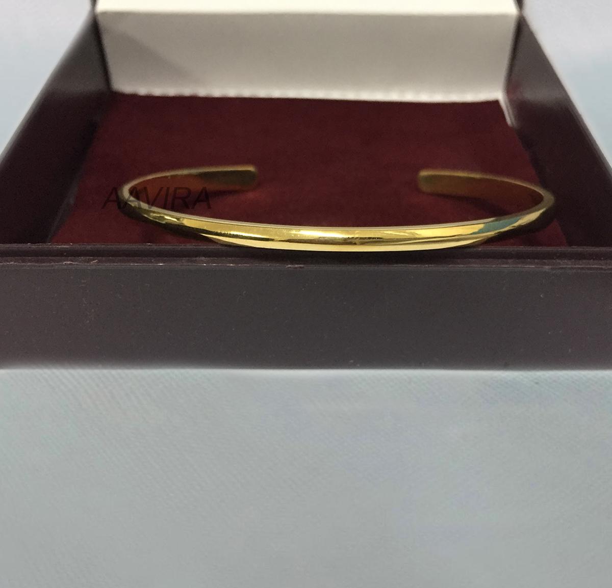 Minimalist Charm Bracelet, Open Cuff Bangle For Men's, Silver Cuff Bangle, 14k Yellow Gold Plated, Everyday Bangle, Christmas Gift For Him