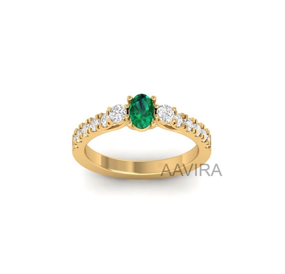 Oval Engagement Ring, Ruby Diamond Ring, Ruby Engagement Ring, Diamond Ring For Women, Green Emerald Ring,  Bridal Ring, Gift For Mom, Gifts