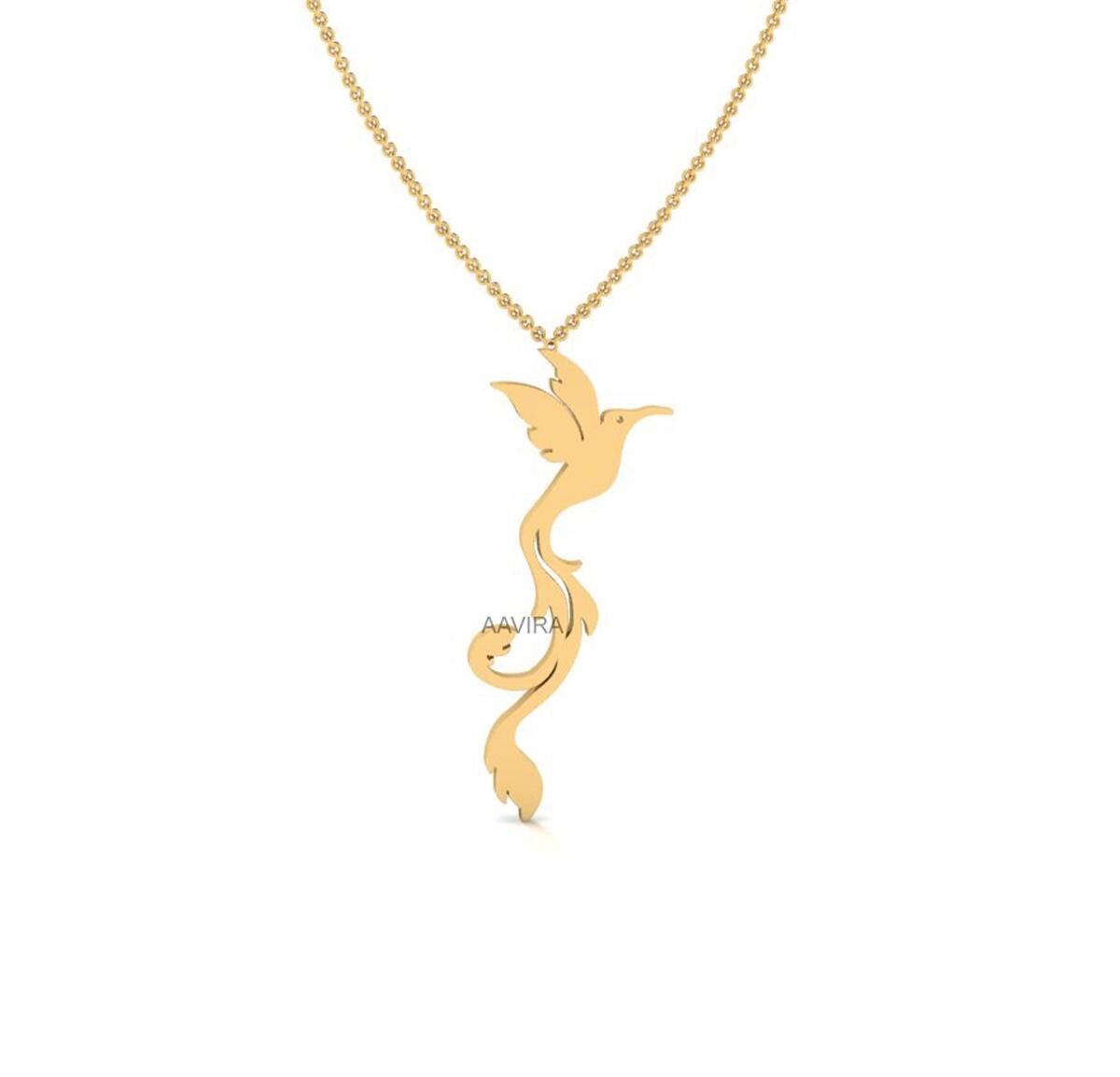 925 Silver Phoenix Necklace Pendant, Phoenix Necklace, Phoenix Charm, Friendship necklace, Bird Lover Gift, Bird Pendant, Fire Bird Necklace