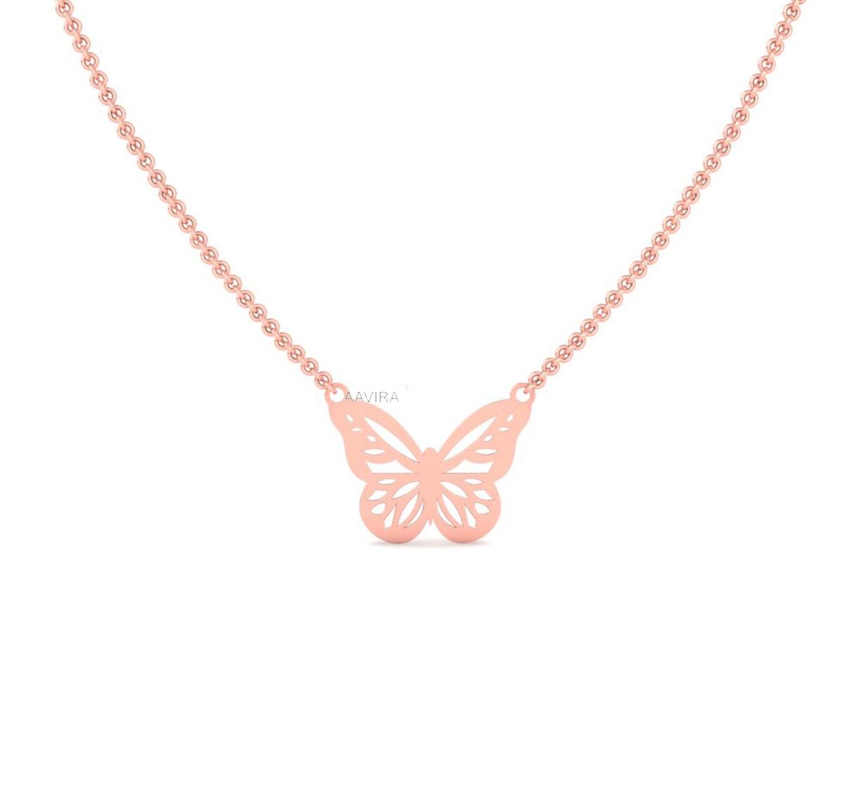 Dainty Butterfly Necklace, 925 Sterling Silver Necklace, Mini Butterfly Necklace, Butterfly Necklace, Mother's Day Gift, Dainty Necklace