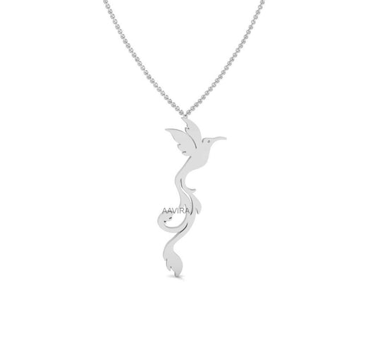 925 Silver Phoenix Necklace Pendant, Phoenix Necklace, Phoenix Charm, Friendship necklace, Bird Lover Gift, Bird Pendant, Fire Bird Necklace