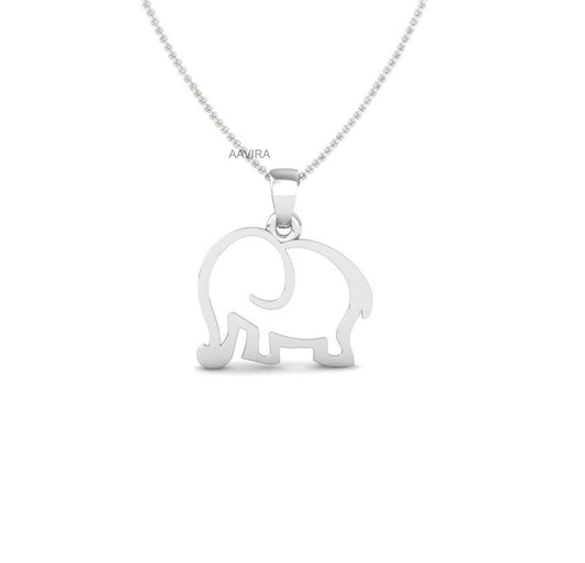 Trendy Pendant, Charm Necklace, Elephant Necklace, Elephant Jewelry, Animal Lover Gift, Elephant Pendant, Gift for  Women, Elephant Charm