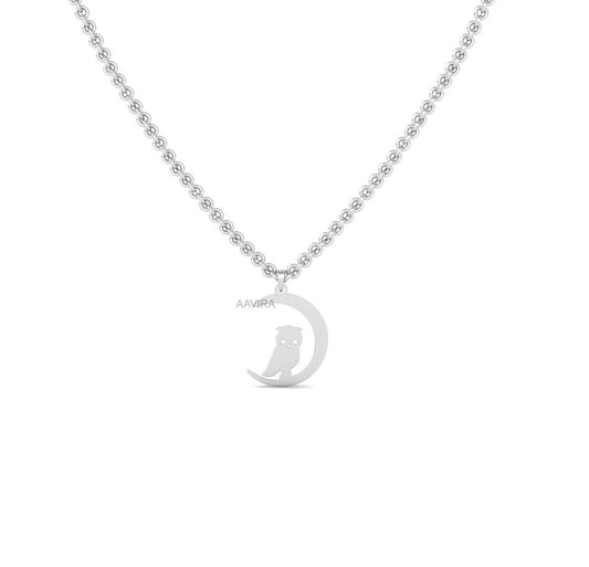 Minimalist Owl Jewelry For Women, Owl Necklace, Silver Owl Jewelry, Small Owl Pendant Necklace, Protection Necklace, Owl Lover Gift, Gift