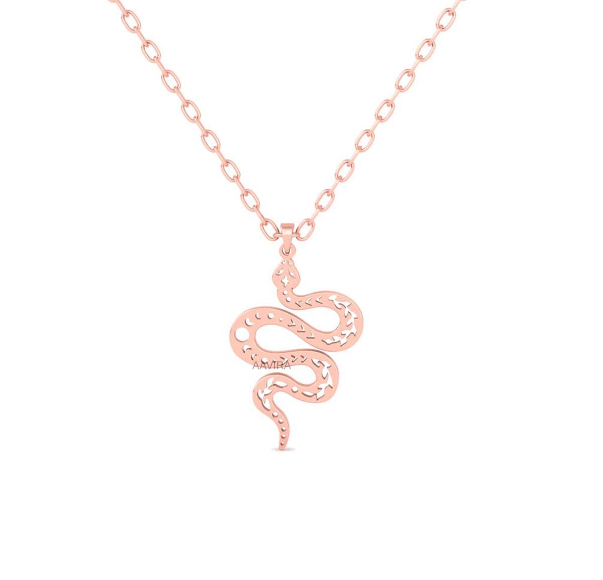 Snake Necklace, Snake Pendant, Snake Shaped Charm Necklace, Minimalist Necklace, Snake Pendant For Her, Charm Necklace, Everyday Necklace