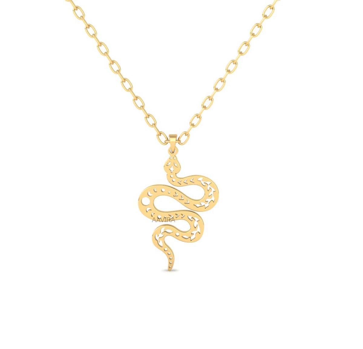 Snake Necklace, Snake Pendant, Snake Shaped Charm Necklace, Minimalist Necklace, Snake Pendant For Her, Charm Necklace, Everyday Necklace