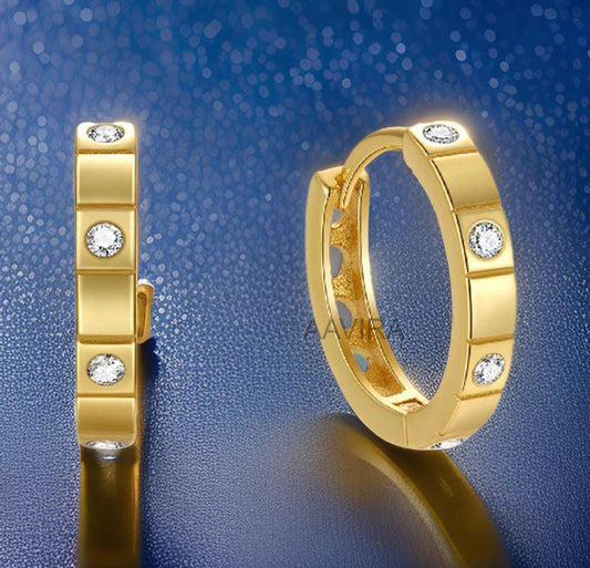 Minimalist Earrings, Diamond Huggie Hoop Earrings, Diamond Huggies, Trendy Diamond Earrings, Diamond Hoops, Small Hoop Earring, Gift For Her