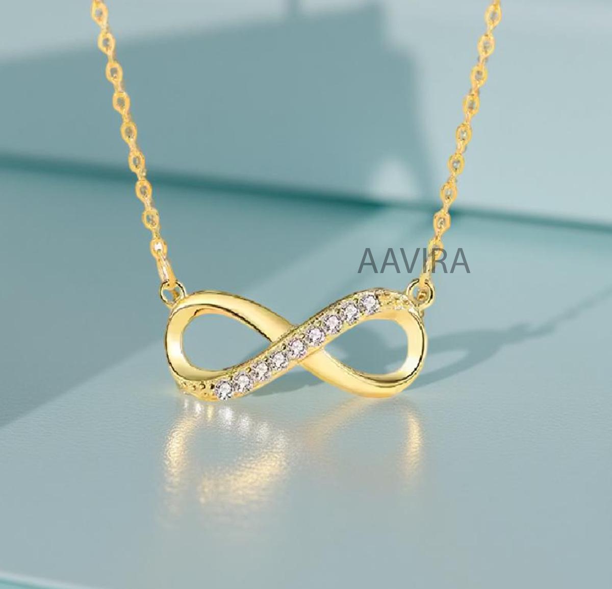 Infinity Necklace for Women, Infinity Chain Necklace, Eternity Necklace, Dainty Silver Jewelry, Unique Elegant Pendant Necklace Gift for Mom