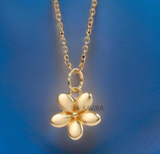 Flower Shape Silver Pendant, Wedding Gift, Floral Necklace, Handmade Dainty Necklace, Minimalist Necklace, Gifts for Her, Bridesmaid Gifts