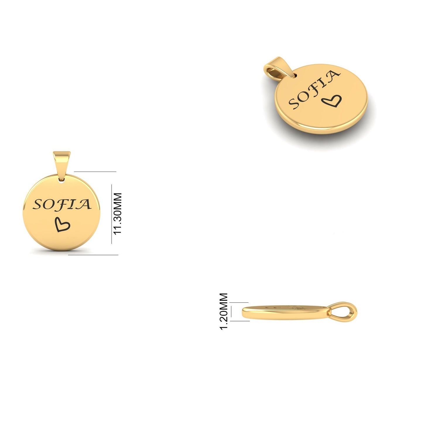 Personalized Custom Handmade Name Pendant, Personalized Necklace, Women Name Chain, Custom Jewelry, English Name Necklace, Gift For Women