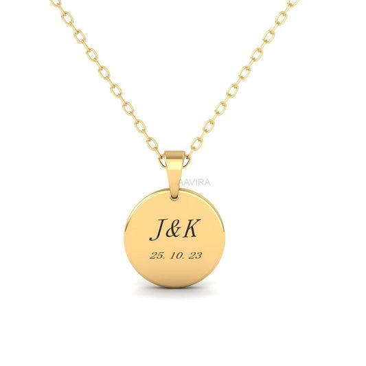 Personalized His and Hers Gift, Matching Necklaces Set for Couples, Engraved Initial Necklace, Personalized Gifts, Initial Necklace, Gifts