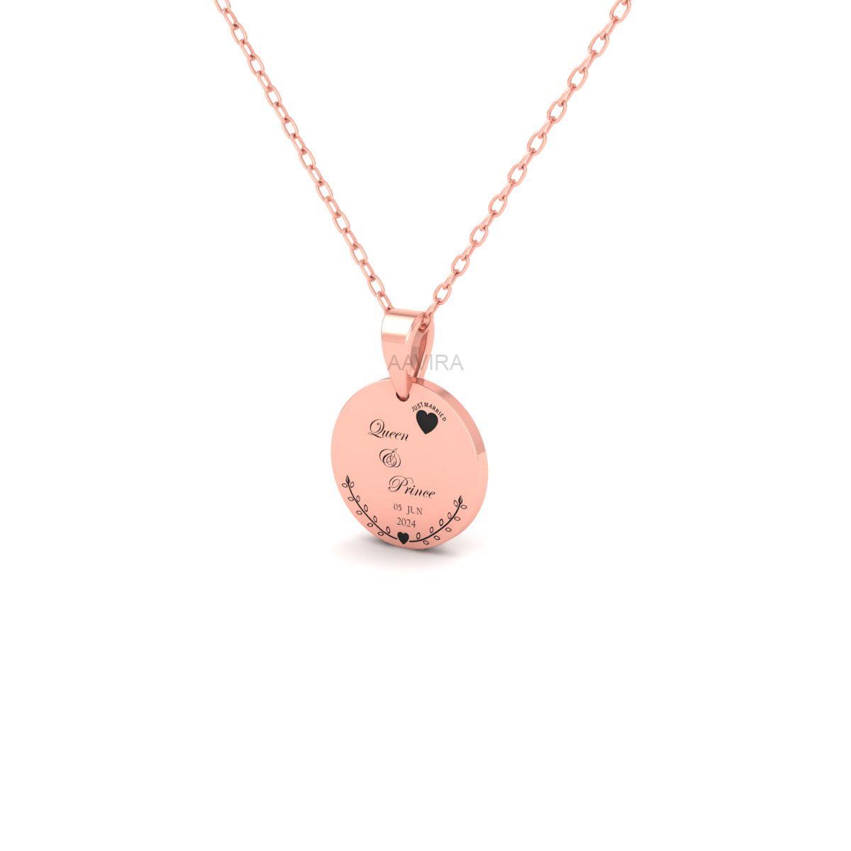 Couples Initials Necklace, Dainty Couple Necklace, Name Date Necklace, Custom Date Necklace, Wedding Date Gift For Wife, Anniversary Gift
