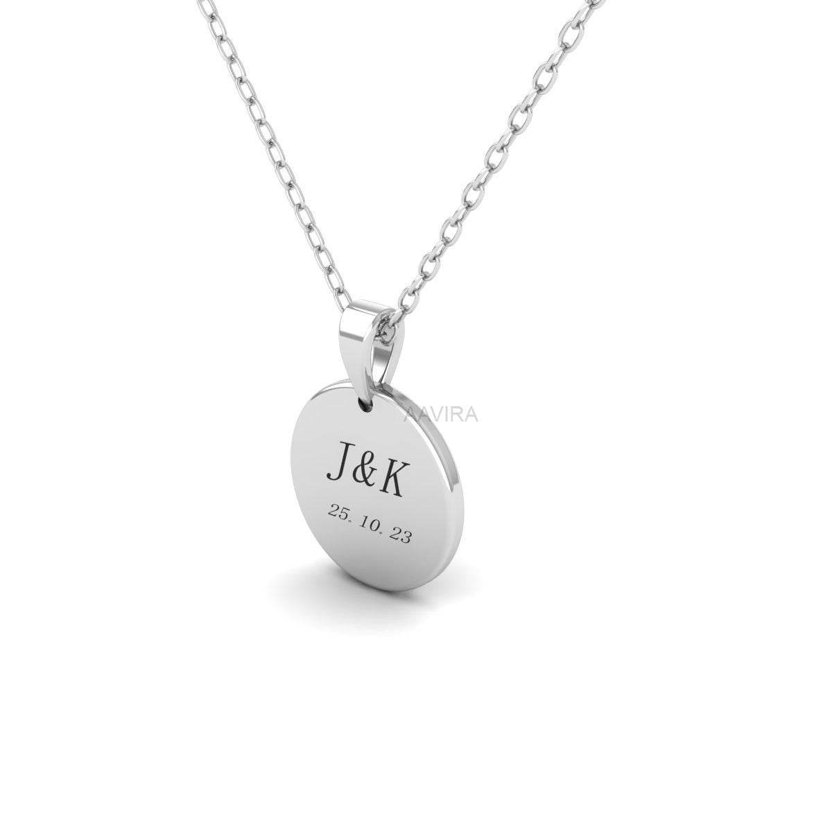 Personalized His and Hers Gift, Matching Necklaces Set for Couples, Engraved Initial Necklace, Personalized Gifts, Initial Necklace, Gifts