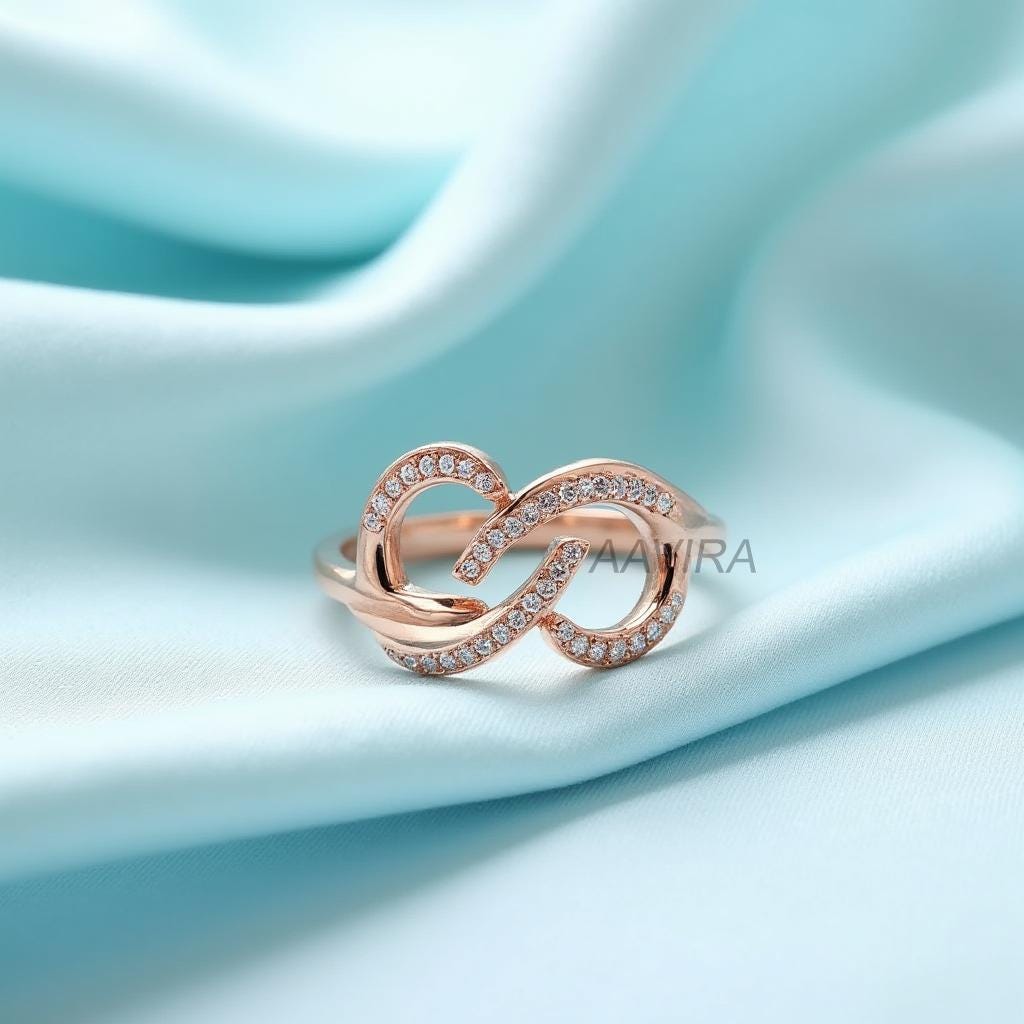 Infinity Diamond Ring, Dainty Pave Infinity Loop Ring, Infinity Love Ring, Love Symbol Jewelry, Diamond Infinity Ring, Promise Love Ring
