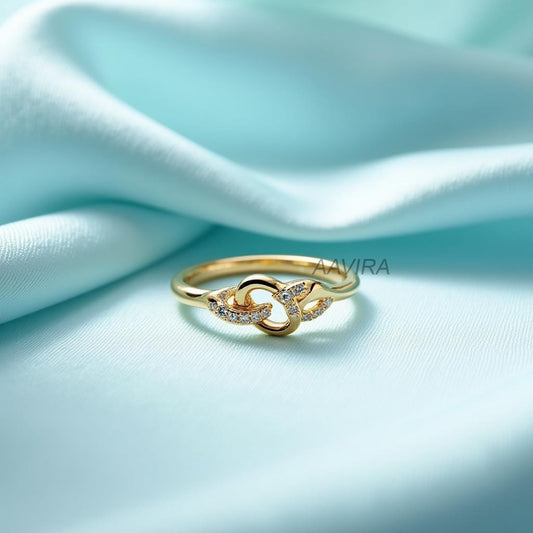 Interlocking Heart Ring | Promise Ring | Symbolic Friendship Ring | Infinity Love Knot Ring | Minimalist Gift For Her |   Anniversary Gift