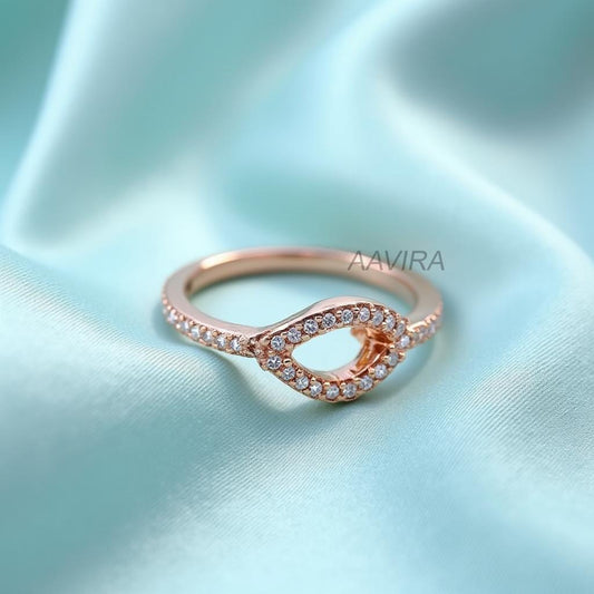 Teardrop Shape Diamond Ring, Diamond Wedding Ring For Girlfriend, Pear Cut Minimalist Ring, Daily wear Diamond Pendant, Anniversary Gift