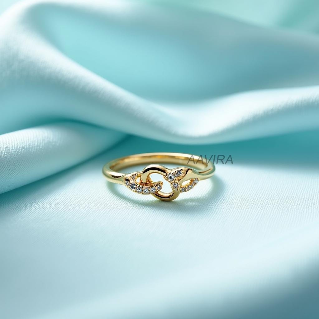Interlocking Heart Ring | Promise Ring | Symbolic Friendship Ring | Infinity Love Knot Ring | Minimalist Gift For Her |   Anniversary Gift